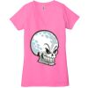 Ladies' Jersey Short-Sleeve Deep V-Neck T-Shirt Thumbnail
