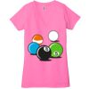 Ladies' Jersey Short-Sleeve Deep V-Neck T-Shirt Thumbnail