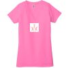 Ladies' Jersey Short-Sleeve Deep V-Neck T-Shirt Thumbnail