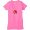 Ladies' Jersey Short-Sleeve Deep V-Neck T-Shirt Thumbnail