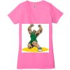 Ladies' Jersey Short-Sleeve Deep V-Neck T-Shirt Thumbnail