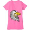 Ladies' Jersey Short-Sleeve Deep V-Neck T-Shirt Thumbnail