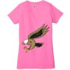 Ladies' Jersey Short-Sleeve Deep V-Neck T-Shirt Thumbnail