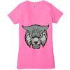 Ladies' Jersey Short-Sleeve Deep V-Neck T-Shirt Thumbnail