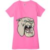 Ladies' Jersey Short-Sleeve Deep V-Neck T-Shirt Thumbnail