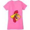 Ladies' Jersey Short-Sleeve Deep V-Neck T-Shirt Thumbnail