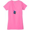 Ladies' Jersey Short-Sleeve Deep V-Neck T-Shirt Thumbnail