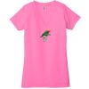 Ladies' Jersey Short-Sleeve Deep V-Neck T-Shirt Thumbnail