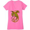 Ladies' Jersey Short-Sleeve Deep V-Neck T-Shirt Thumbnail