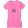 Ladies' Jersey Short-Sleeve Deep V-Neck T-Shirt Thumbnail