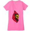 Ladies' Jersey Short-Sleeve Deep V-Neck T-Shirt Thumbnail