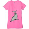 Ladies' Jersey Short-Sleeve Deep V-Neck T-Shirt Thumbnail