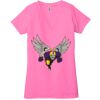 Ladies' Jersey Short-Sleeve Deep V-Neck T-Shirt Thumbnail