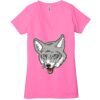 Ladies' Jersey Short-Sleeve Deep V-Neck T-Shirt Thumbnail