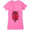 Ladies' Jersey Short-Sleeve Deep V-Neck T-Shirt Thumbnail