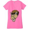 Ladies' Jersey Short-Sleeve Deep V-Neck T-Shirt Thumbnail