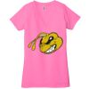Ladies' Jersey Short-Sleeve Deep V-Neck T-Shirt Thumbnail