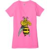 Ladies' Jersey Short-Sleeve Deep V-Neck T-Shirt Thumbnail