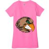 Ladies' Jersey Short-Sleeve Deep V-Neck T-Shirt Thumbnail