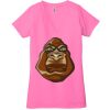 Ladies' Jersey Short-Sleeve Deep V-Neck T-Shirt Thumbnail