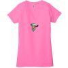 Ladies' Jersey Short-Sleeve Deep V-Neck T-Shirt Thumbnail