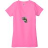 Ladies' Jersey Short-Sleeve Deep V-Neck T-Shirt Thumbnail