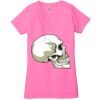 Ladies' Jersey Short-Sleeve Deep V-Neck T-Shirt Thumbnail