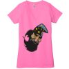 Ladies' Jersey Short-Sleeve Deep V-Neck T-Shirt Thumbnail