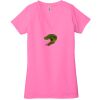 Ladies' Jersey Short-Sleeve Deep V-Neck T-Shirt Thumbnail