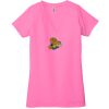 Ladies' Jersey Short-Sleeve Deep V-Neck T-Shirt Thumbnail