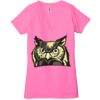 Ladies' Jersey Short-Sleeve Deep V-Neck T-Shirt Thumbnail