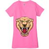 Ladies' Jersey Short-Sleeve Deep V-Neck T-Shirt Thumbnail