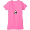 Ladies' Jersey Short-Sleeve Deep V-Neck T-Shirt Thumbnail