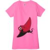 Ladies' Jersey Short-Sleeve Deep V-Neck T-Shirt Thumbnail