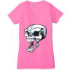 Ladies' Jersey Short-Sleeve Deep V-Neck T-Shirt Thumbnail