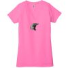 Ladies' Jersey Short-Sleeve Deep V-Neck T-Shirt Thumbnail