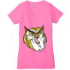 Ladies' Jersey Short-Sleeve Deep V-Neck T-Shirt Thumbnail