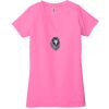 Ladies' Jersey Short-Sleeve Deep V-Neck T-Shirt Thumbnail