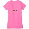 Ladies' Jersey Short-Sleeve Deep V-Neck T-Shirt Thumbnail