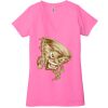Ladies' Jersey Short-Sleeve Deep V-Neck T-Shirt Thumbnail