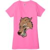 Ladies' Jersey Short-Sleeve Deep V-Neck T-Shirt Thumbnail