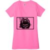 Ladies' Jersey Short-Sleeve Deep V-Neck T-Shirt Thumbnail