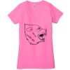 Ladies' Jersey Short-Sleeve Deep V-Neck T-Shirt Thumbnail