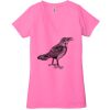 Ladies' Jersey Short-Sleeve Deep V-Neck T-Shirt Thumbnail