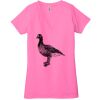 Ladies' Jersey Short-Sleeve Deep V-Neck T-Shirt Thumbnail