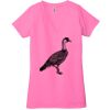 Ladies' Jersey Short-Sleeve Deep V-Neck T-Shirt Thumbnail