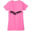 Ladies' Jersey Short-Sleeve Deep V-Neck T-Shirt Thumbnail