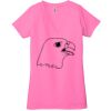 Ladies' Jersey Short-Sleeve Deep V-Neck T-Shirt Thumbnail
