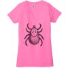 Ladies' Jersey Short-Sleeve Deep V-Neck T-Shirt Thumbnail