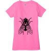 Ladies' Jersey Short-Sleeve Deep V-Neck T-Shirt Thumbnail